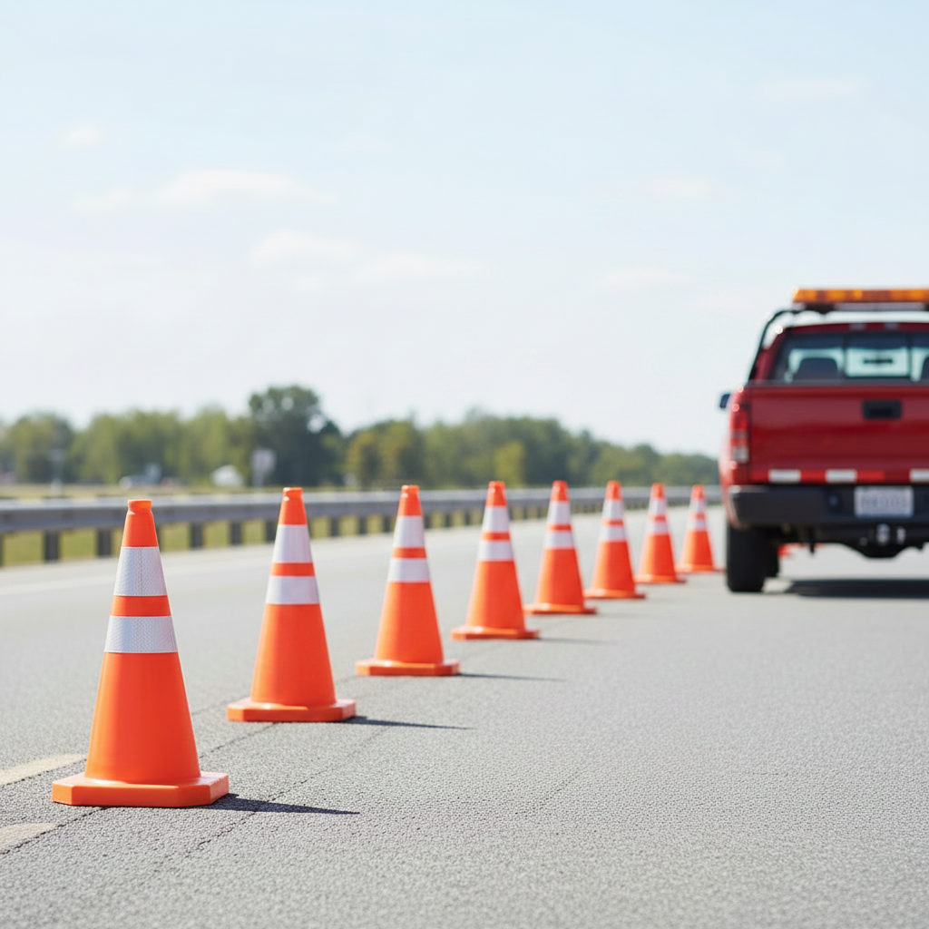 Tera Collapsible Traffic Safety Cone | 30cm & 50cm