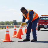 Tera Collapsible Traffic Safety Cone | 30cm & 50cm