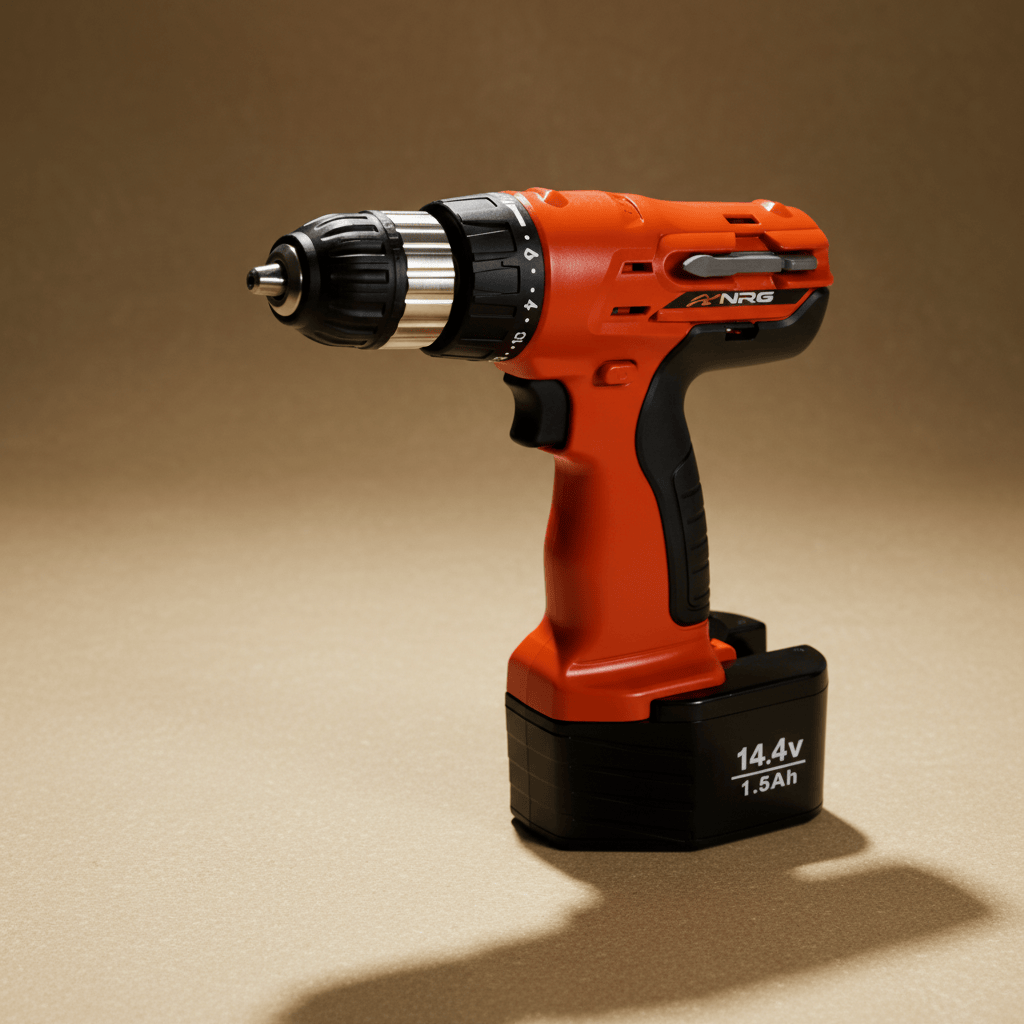 NRG 14.4V Cordless Drill with 1.5Ah Battery - NBS14.4V-2MK