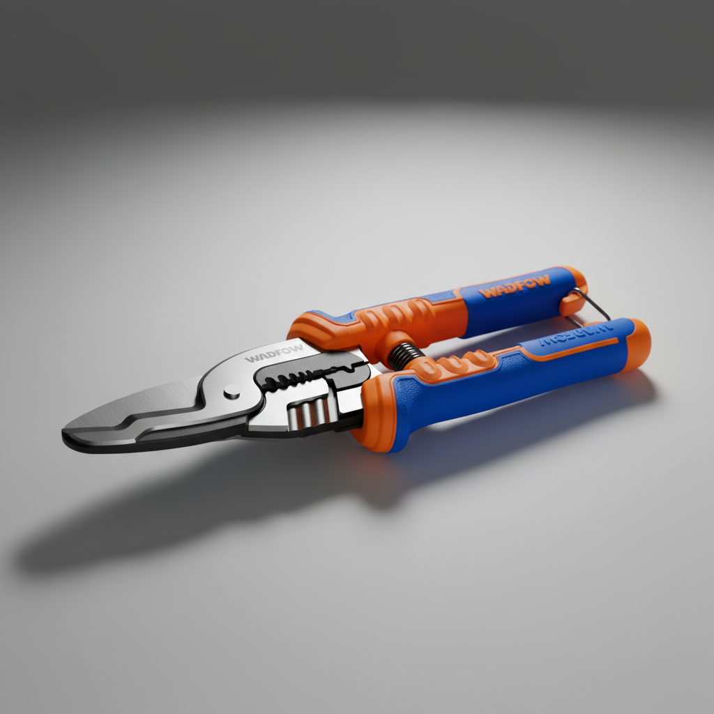 Wadfow 8" 3-in-1 Multifunction Cable Cutter & Stripper - WPL5778
