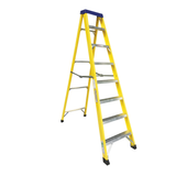 Tera V1 LDF100 Series Single-Sided Fibreglass Platform Step Ladder | 6 & 7 Steps