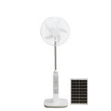 Psychoteq 18" Solar Breeze Rechargeable Solar Fan 30,000mAh with Bluetooth Speaker, Remote Control & 20W Solar Panel - Music Version