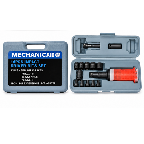Mechanica 14-Piece Manual Impact Driver & CR-V Bit Set - ME-BT014-BT