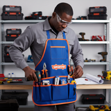 Wadfow 600D Oxford Polyester Tool Apron with Multiple Compartments - WTG6102