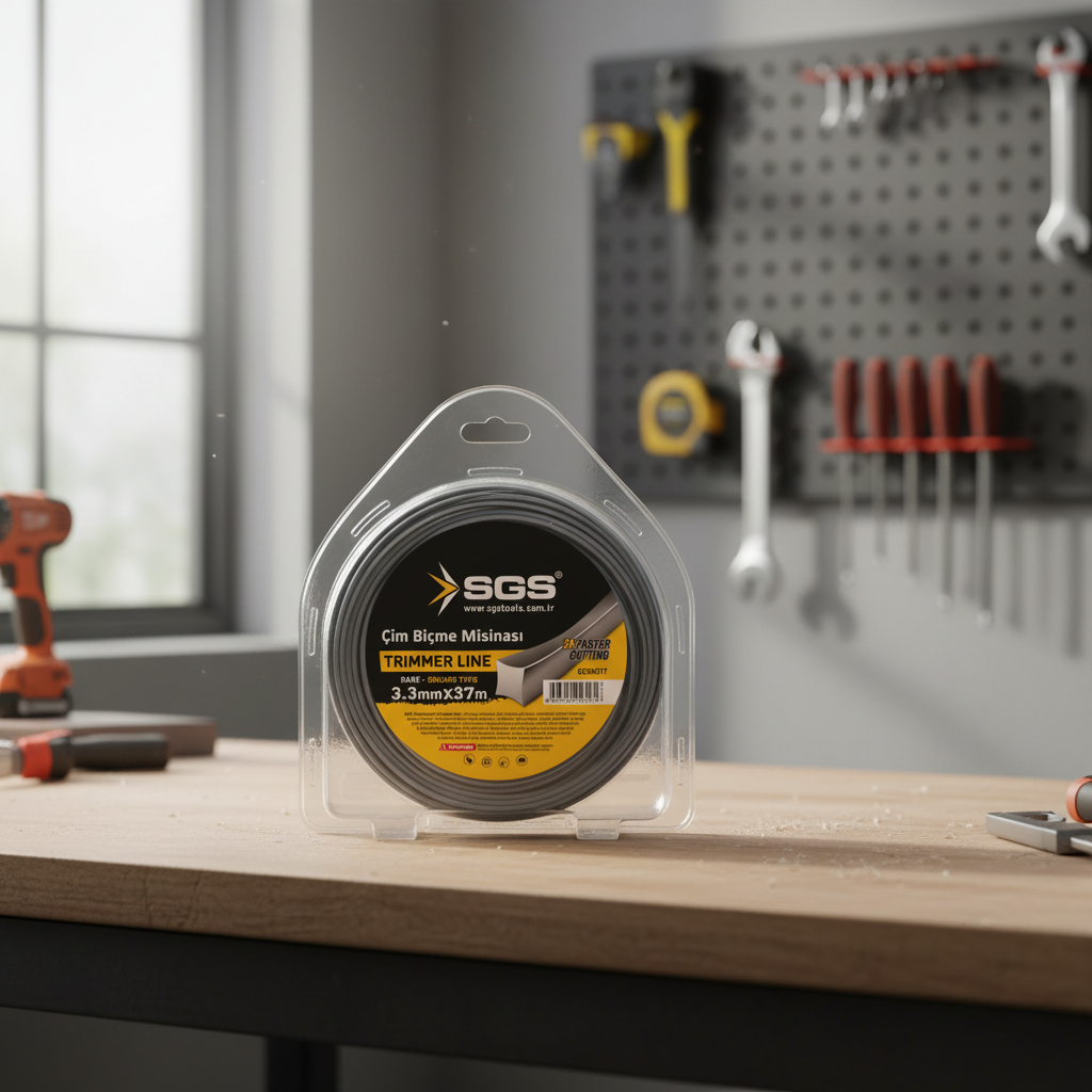 SGS 3.3mm Square Grass-Trimmer Line 37m - SGS4317