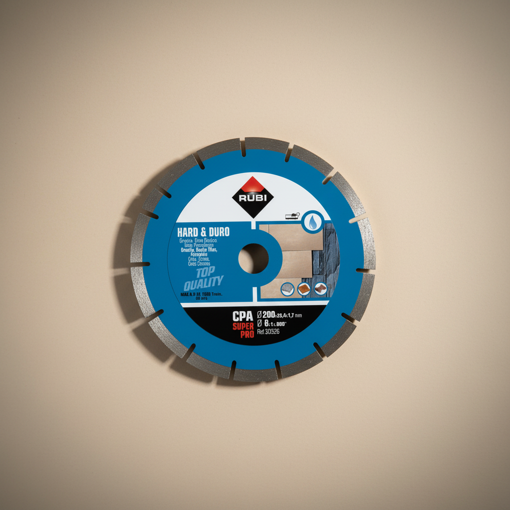 Rubi Continuous Rim Diamond Cutting Disc for Hard Materials 200mm - 350mm | CPA SUPERPRO Series