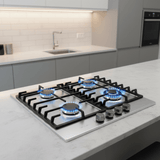 Cecotec Bolero Squad Inox Four-Burner Built-In Gas Hob 8KW - A01_EU01_100193