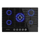 Cecotec Bolero Squad Black Glass Five-Burner Built-In Gas Hob 11KW - A01_EU01_100199
