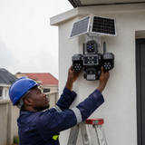 IOMA 3MP Four-Camera PTZ 4G eSIM Solar Security System with AI Detection - IO-SG406