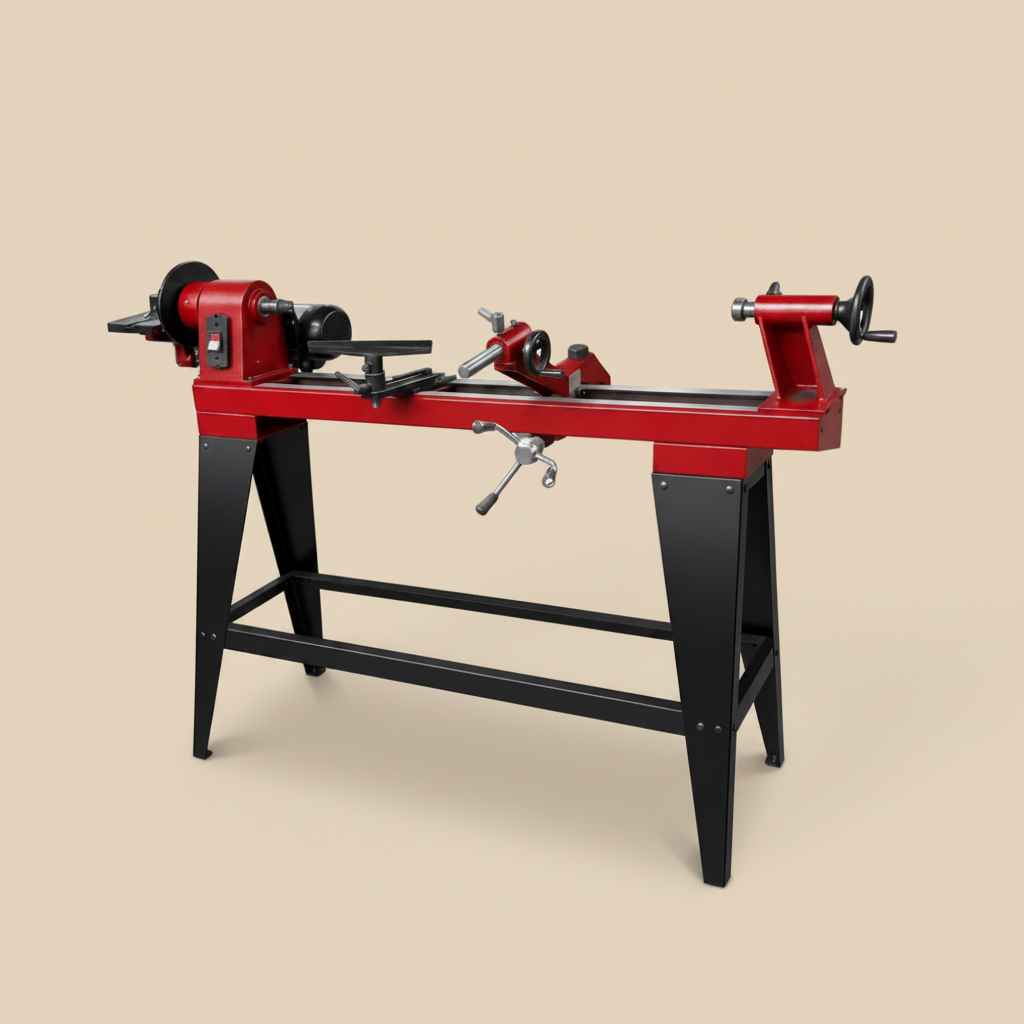 NRG 550W Wood Copy Lathe Machine with 1000mm Working Length - MCF1000
