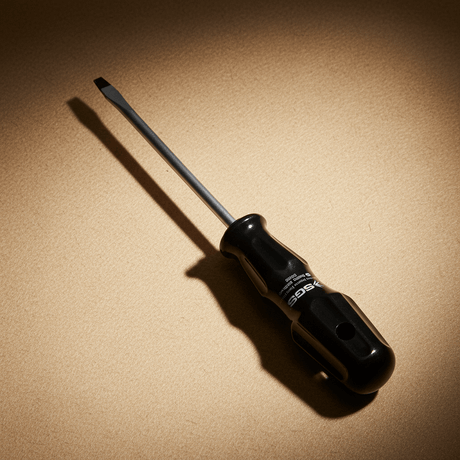 SGS Black Series Slotted Screwdriver with Chrome-Vanadium Steel Blade | 3mm - 8mm