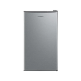 Luxell 94L Compact Single-Door Refrigerator with LED Light, Inox Finish - LXMB-110SL