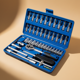 Mechanica 46-Piece 1/4" Drive Socket & Insert Bit Set - ME-46-1/4