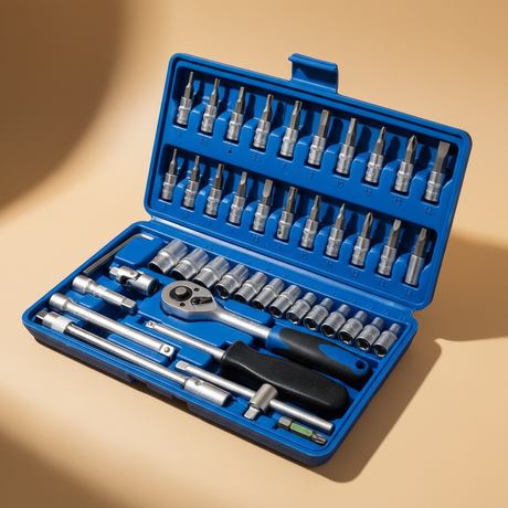 Mechanica 46-Piece 1/4" Drive Socket & Insert Bit Set - ME-46-1/4