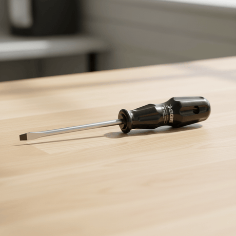 SGS Black Series Slotted Screwdriver with Chrome-Vanadium Steel Blade | 3mm - 8mm