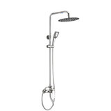 Wadfow Hot & Cold Shower Set with Hot & Cold Mixer Faucet, Overhead Shower, Hand Shower & Accessories - WZD3501