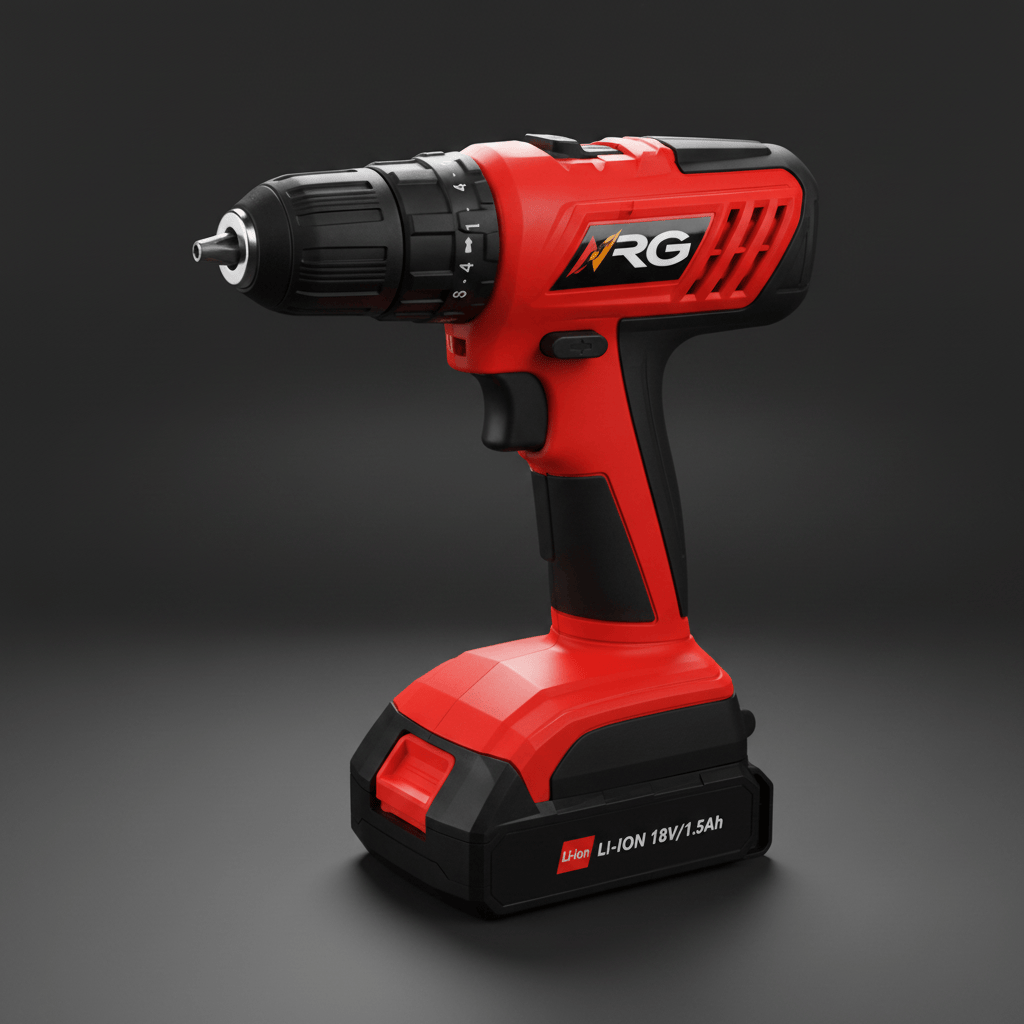 NRG Lithium-Ion Cordless Drill 18V with 1.5Ah Battery - NBS18V-DPLI