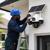 IOMA 12MP 4K Four-Camera PTZ 4G Solar Security System - IO-SG440