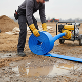 Wadfow 50m PVC Lay Flat Water Hose for Irrigation & Water Pumps - WPFH Series
