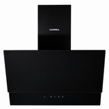 Luxell 60cm Angled Glass Cooker Hood with 650m³/h Extraction & Touch Control - DA6-835