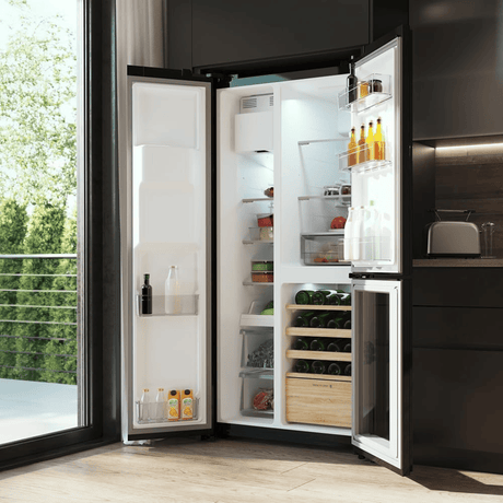 Cecotec Bolero CoolMarket 548L Three-Door Refrigerator with Wine Cellar Compartment - 1957