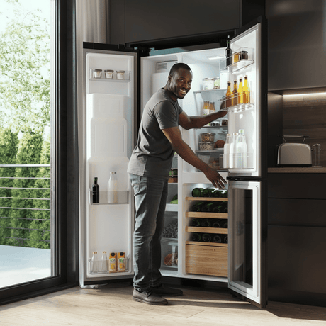 Cecotec Bolero CoolMarket 548L Three-Door Refrigerator with Wine Cellar Compartment - 1957