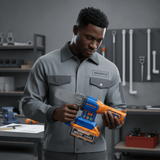 Wadfow Welding Machine & Accessories Wadfow 20V Cordless PPR Plastic Pipe Welding Tool with 2 x 4.0Ah Batteries & Charger - WWM20182