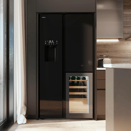 Cecotec Bolero CoolMarket 548L Three-Door Refrigerator with Wine Cellar Compartment - 1957