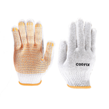Coofix Knitted & PVC Dotted Gloves Size 10 / XL - 27979