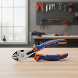 Wadfow 7" Heavy-Duty Carbon Steel Diagonal Cutting Plier - WPL7607