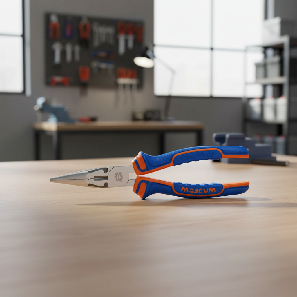 Wadfow Carbon Steel Long-Nose Pliers | 6" & 8"