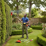 Power 2.2HP 4-in-1 Gasoline Garden Multi-Tool 52cc with Brush Cutter, Chainsaw & Hedge Trimmer - WX-CG300B