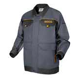 Ingco Professional Polyester-Cotton Work Jacket | L & XL