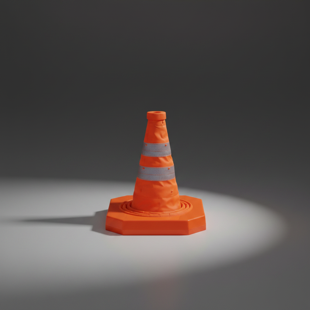 Tera Collapsible Traffic Safety Cone | 30cm & 50cm