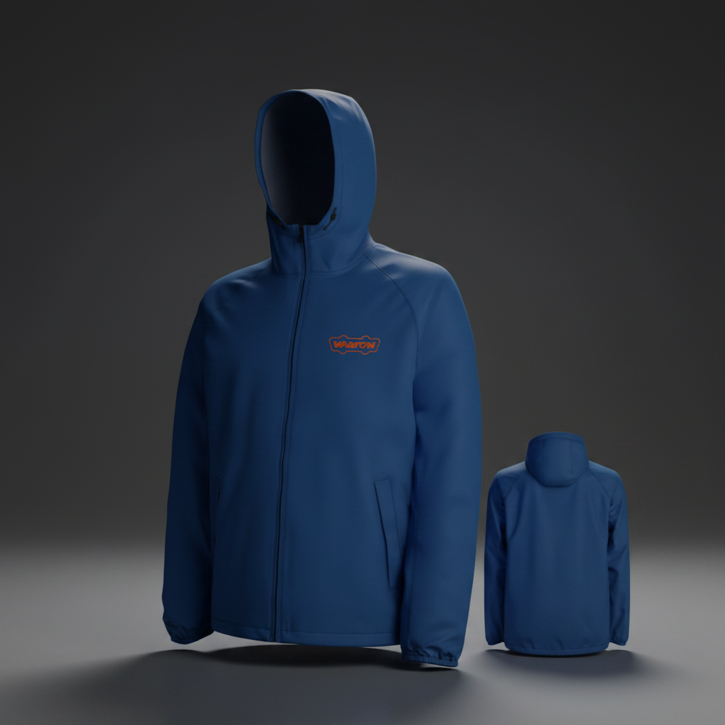 Wadfow Waterproof Windbreaker Work Jacket | L, XL & XXL - WJKT100L