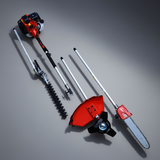 Power 2.2HP 4-in-1 Gasoline Garden Multi-Tool 52cc with Brush Cutter, Chainsaw & Hedge Trimmer - WX-CG300B