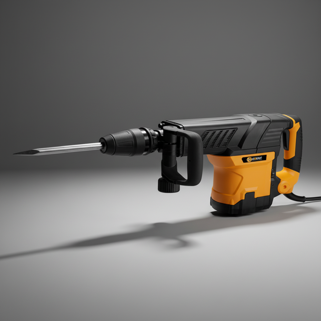 Coofix Heavy-Duty Electric Demolition Hammer 1500W with 2,000bpm Impact Rate - 27315