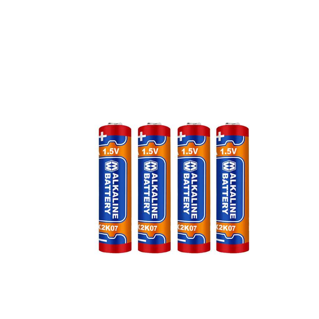 Wadfow AA LR6 1.5V Alkaline Batteries 4-Pack - WJX2K05