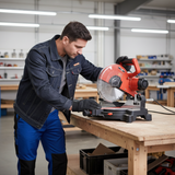 NRG 10" Sliding Mitre Saw with 3,000rpm Induction Motor 1600W - NMS1029