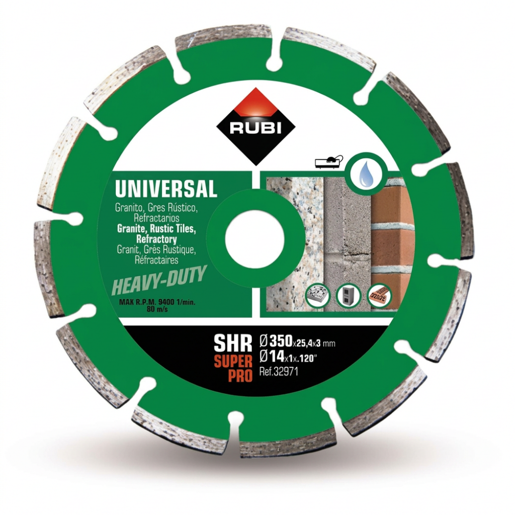 Rubi SHR-350 Superpro Segmented General-Purpose Diamond Cutting Disc 350mm - RUBI-32971