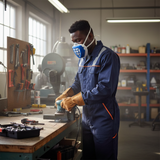 Grado Blue Plastic Dust Mask - 31065401