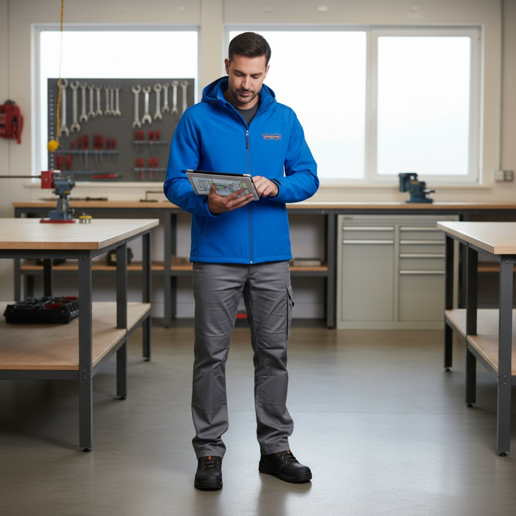 Wadfow Waterproof Windbreaker Work Jacket | L, XL & XXL - WJKT100L