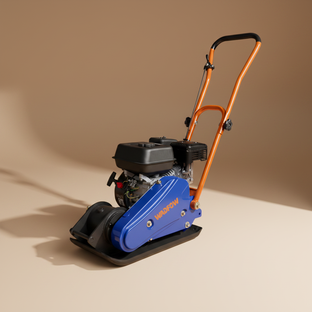 Wadfow 60kg Gasoline Plate Compactor 6.5HP with 11kN Force - WPM3A060