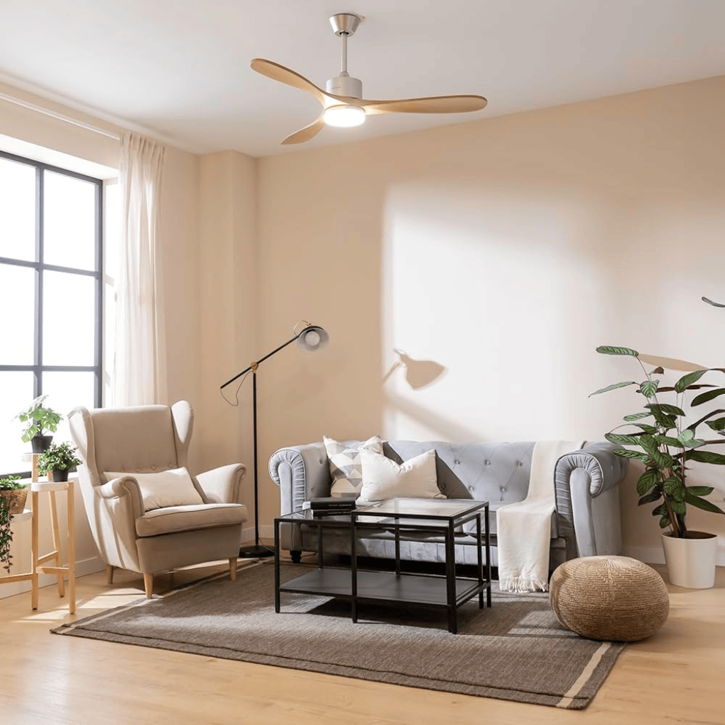 Cecotec EnergySilence Aero Golden Pro 52" Ceiling Fan with DC Motor & LED Light - 5983
