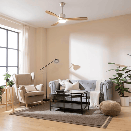 Cecotec EnergySilence Aero Golden Pro 52" Ceiling Fan with DC Motor & LED Light - 5983