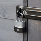 Yale 60mm Laminated Steel Padlock with Hardened Steel Shackle - Y125B/60/133/1
