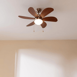 Cecotec EnergySilence Aero Gold & Wood 36" Ceiling Fan with Light - 8371