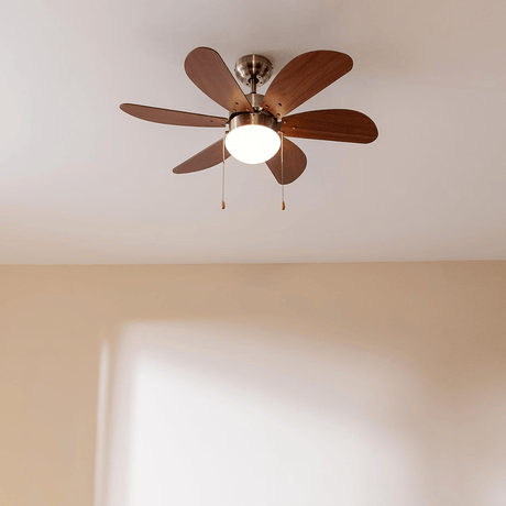 Cecotec EnergySilence Aero Gold & Wood 36" Ceiling Fan with Light - 8371