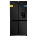 Cecotec Bolero CoolMarket 564L Four-Door Refrigerator with Water Dispenser | Black & Inox