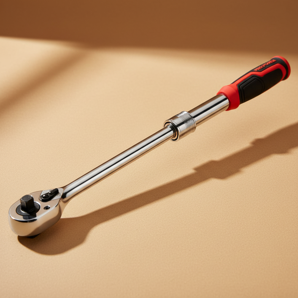 Mechanica 1/2" Drive Extendable Handle Ratchet Wrench 250mm - MERH72-1/2